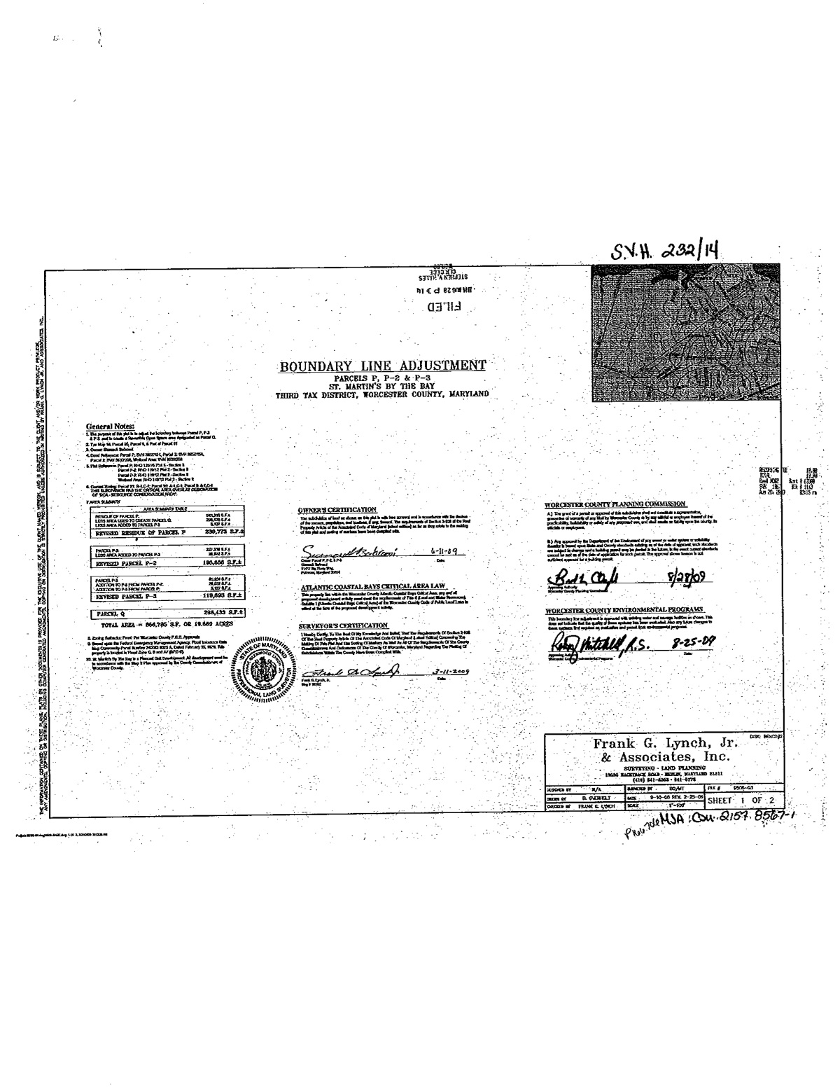 Official page of boundry lin adjustments for field