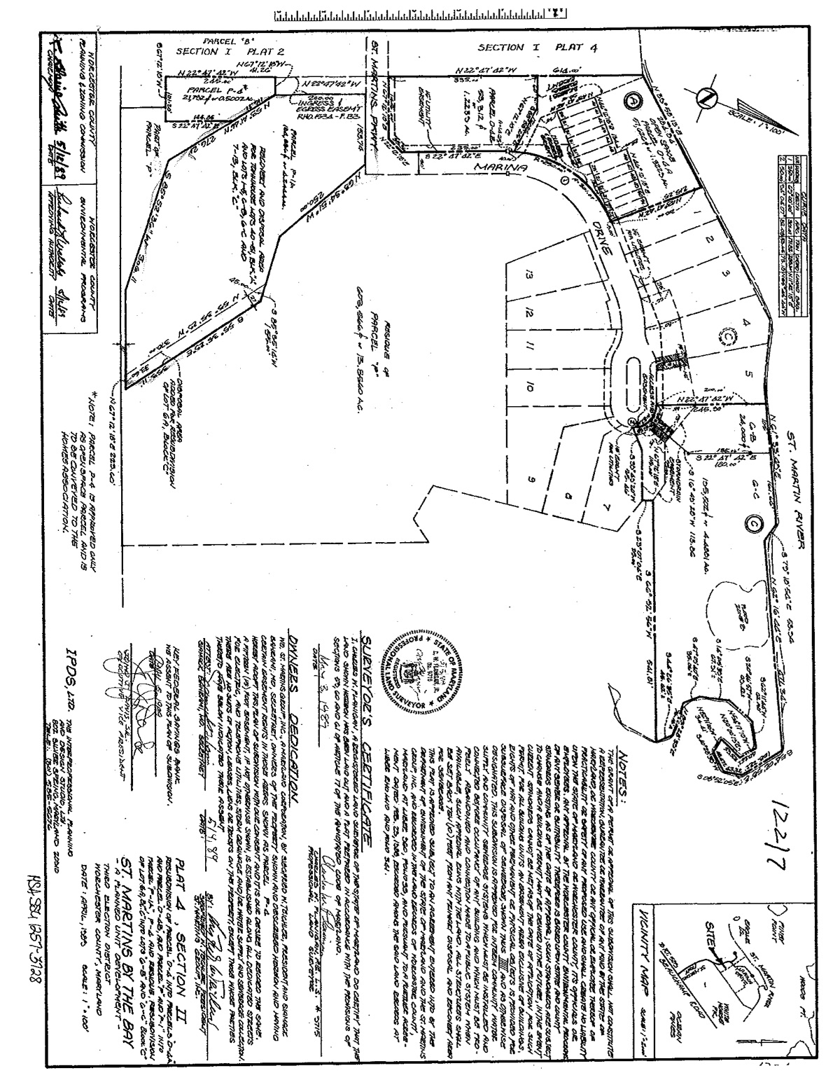 Official page of boundry lin adjustments for field