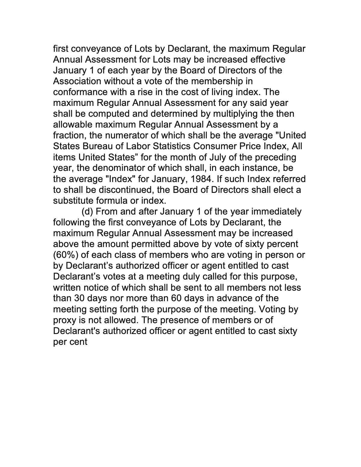 Official page of decliration