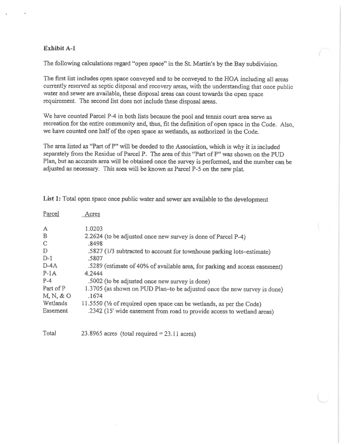 Official page of dock agreement