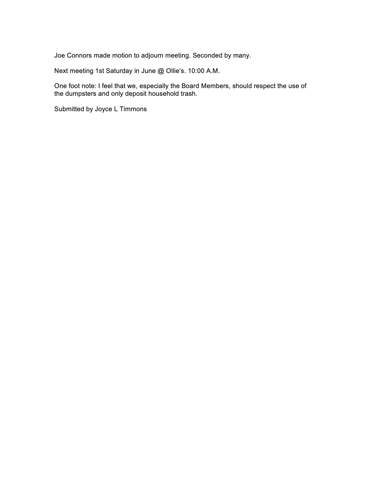 Official page 2 of May 10, 2007 · Minutes