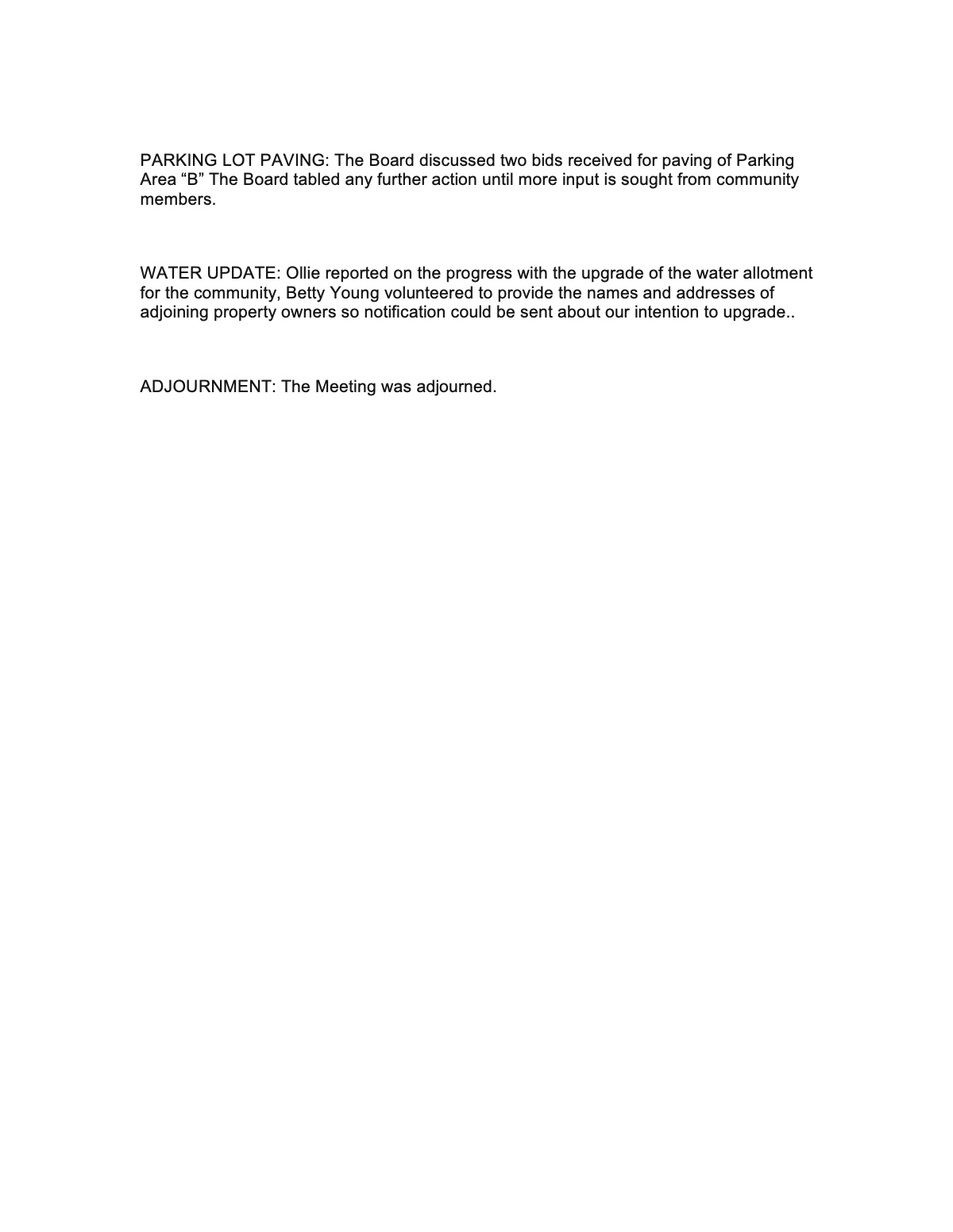 Official page 2 of June 4, 2011 · Minutes