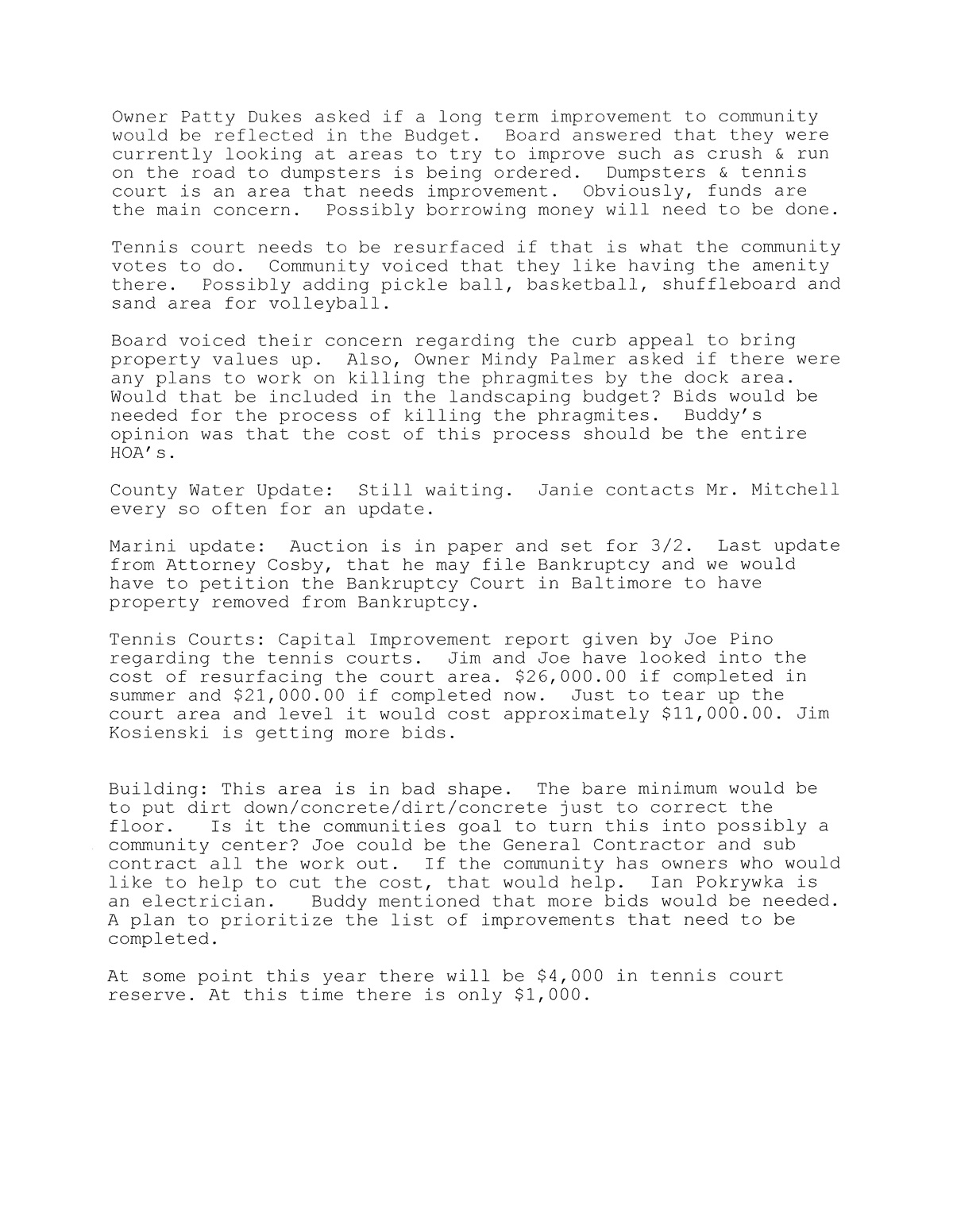 Official page 2 of February 10, 2018 · Minutes