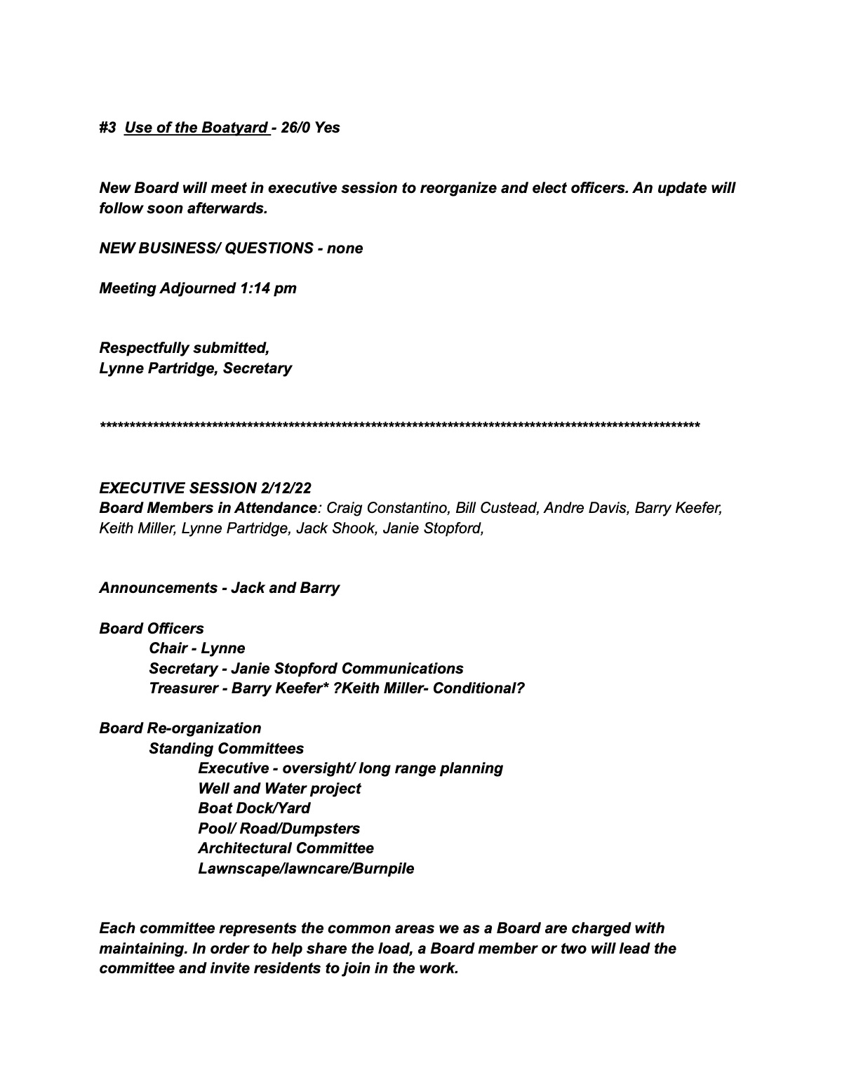 Official page 2 of February 12, 2022 · Agenda and minutes