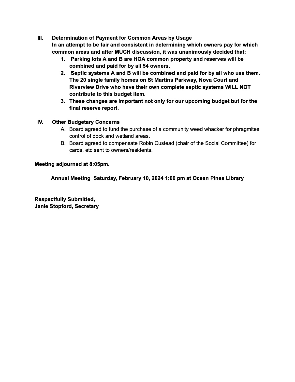 Official page 2 of January 18, 2024 · Budget